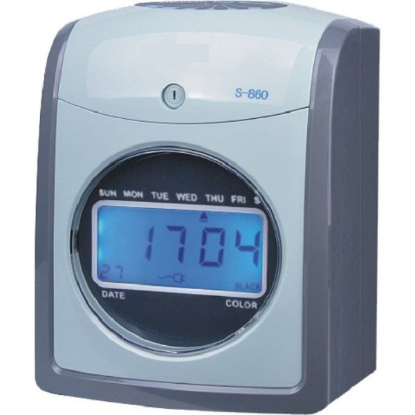 kartu punch perekam waktu geomaster set lengkap